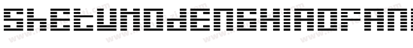 shetumodengxiaofangti iFontslianmin字体转换